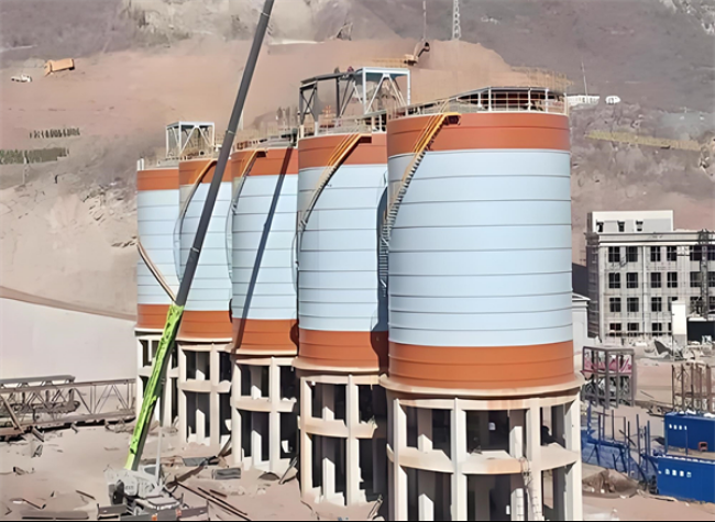 南城高架钢板仓